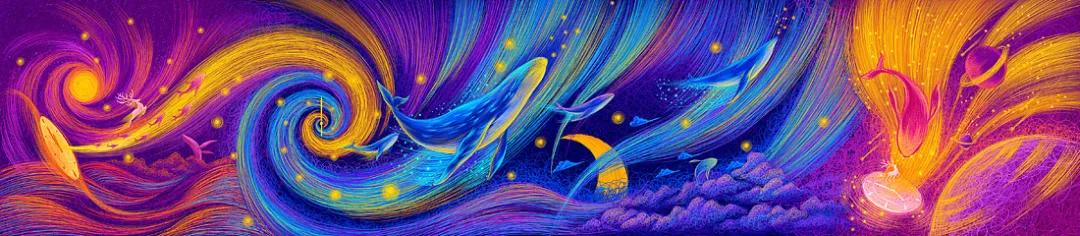 描摹梦境的魔术师,靠画“圈圈”火遍全网