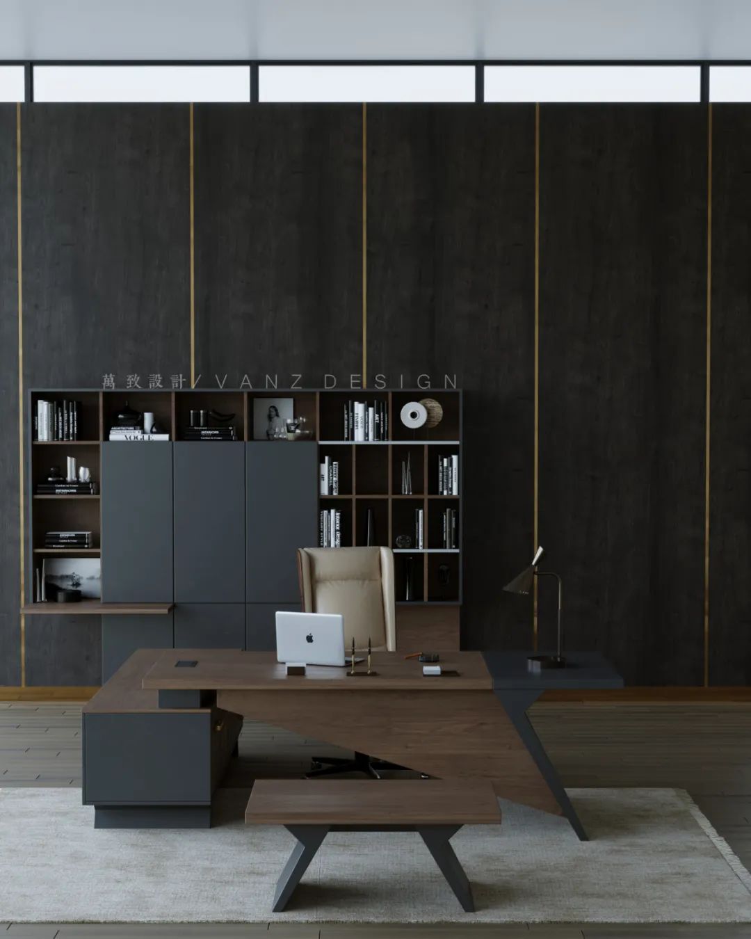 高档董事长办公室装修案例欣赏,董事长办公室豪华装修现代感