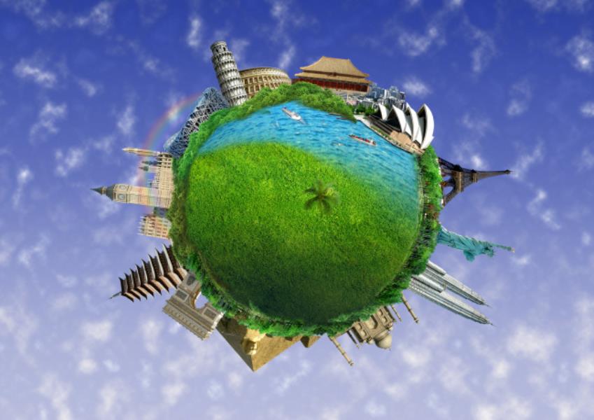 看地球仪了解世界各地,地球仪带我们看全球各地