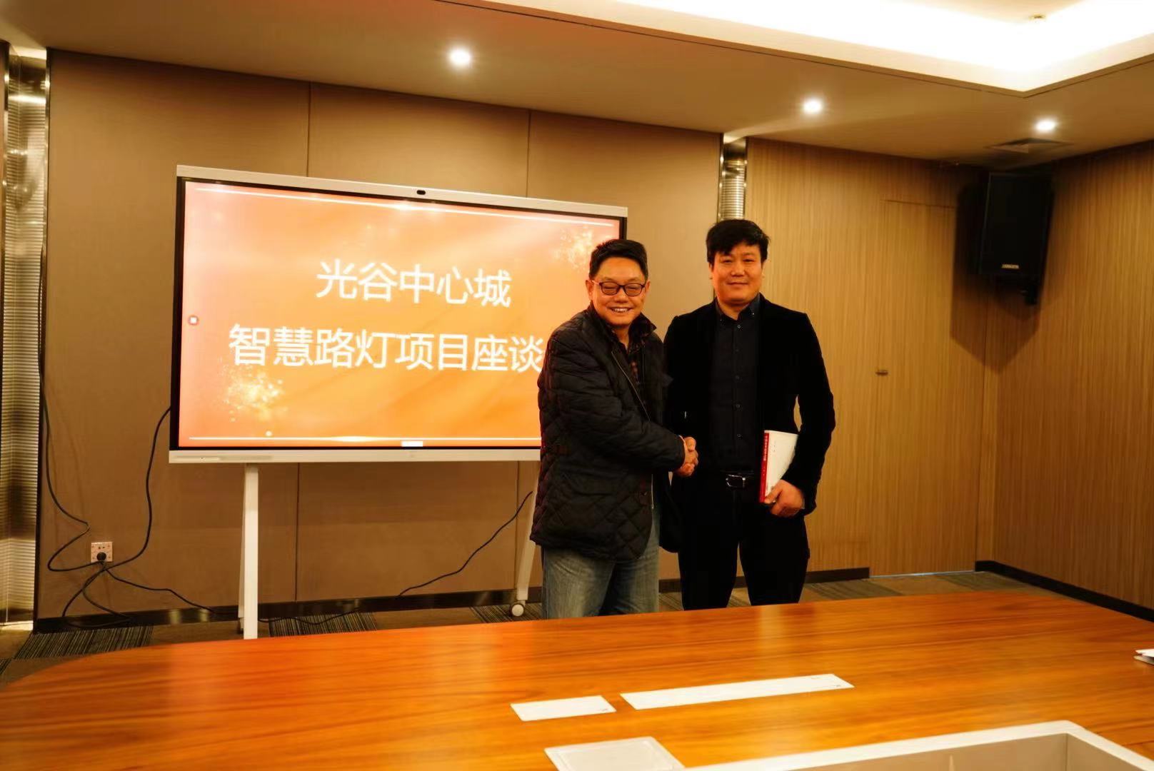 湖北省政协常委叶青调研光谷中心城5G智慧路灯项目