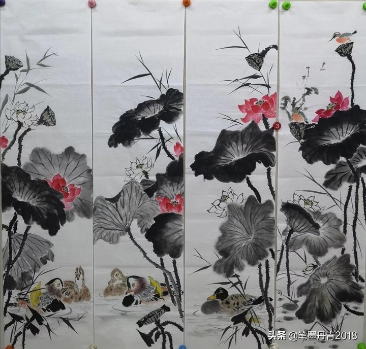 传统国画十大境界,传统狮子滚球国画