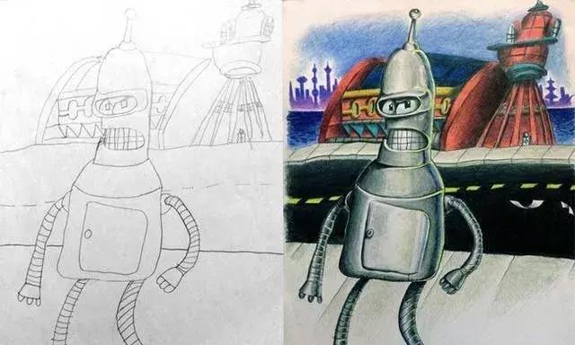 老爸爆改女儿的灵魂涂鸦,登上TED,创造出最有爱的艺术合作!