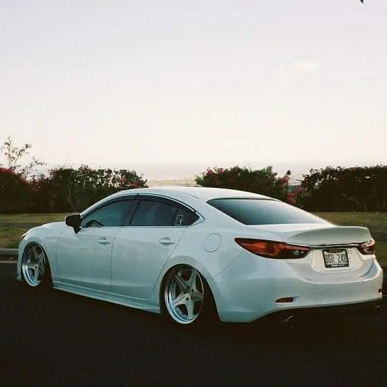 阿特兹轮毂改装案例,马自达阿特兹改装案例