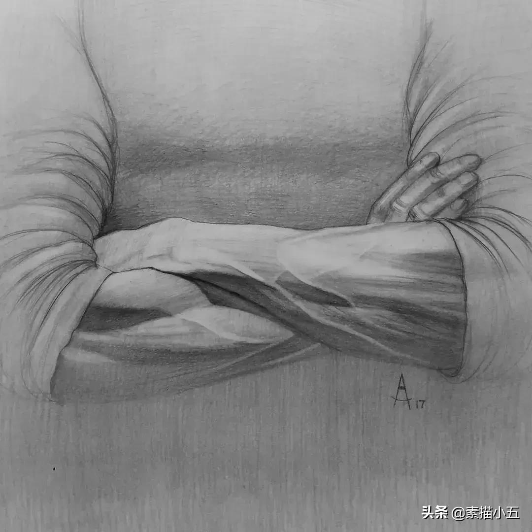 他画的素描无与伦比,他画的画栩栩如生让人拍案叫绝