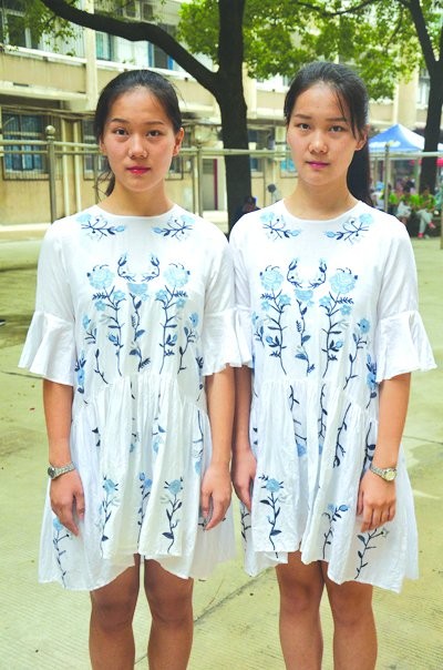 双胞胎姐妹花双双考上同一所大学,双胞胎姐妹花考上清华和南大