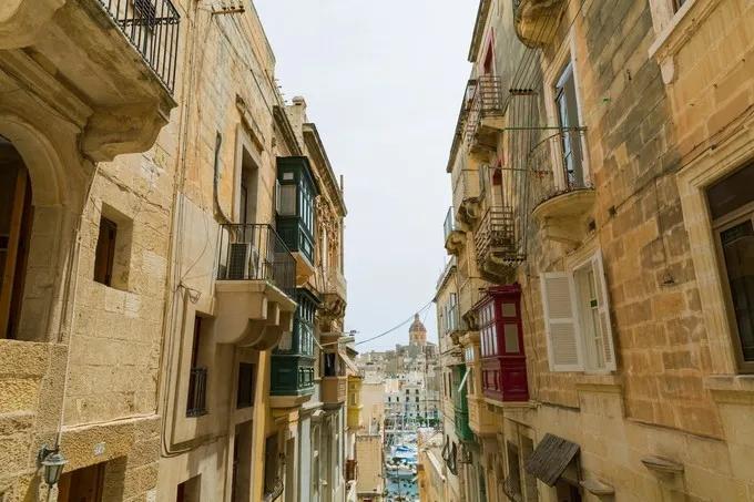 马耳他地中海迷人蓝色海水,地中海明珠马耳他视频