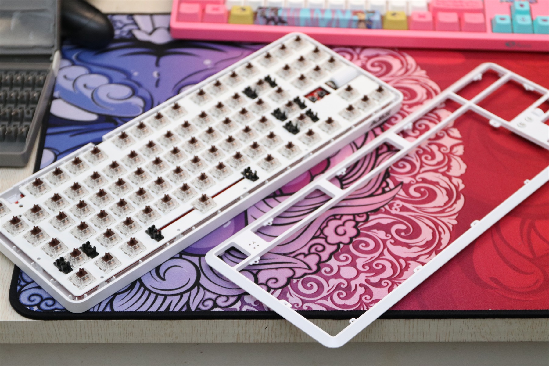 k870t键盘,黑爵k870t键盘怎么拆