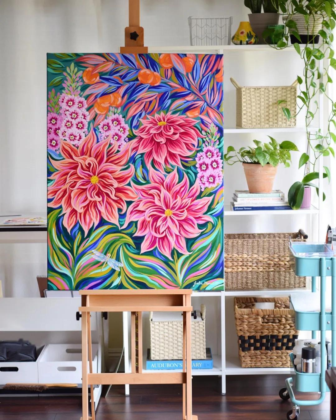 美术创意画幼儿丙烯平涂画,丙烯平涂的正确方法图解