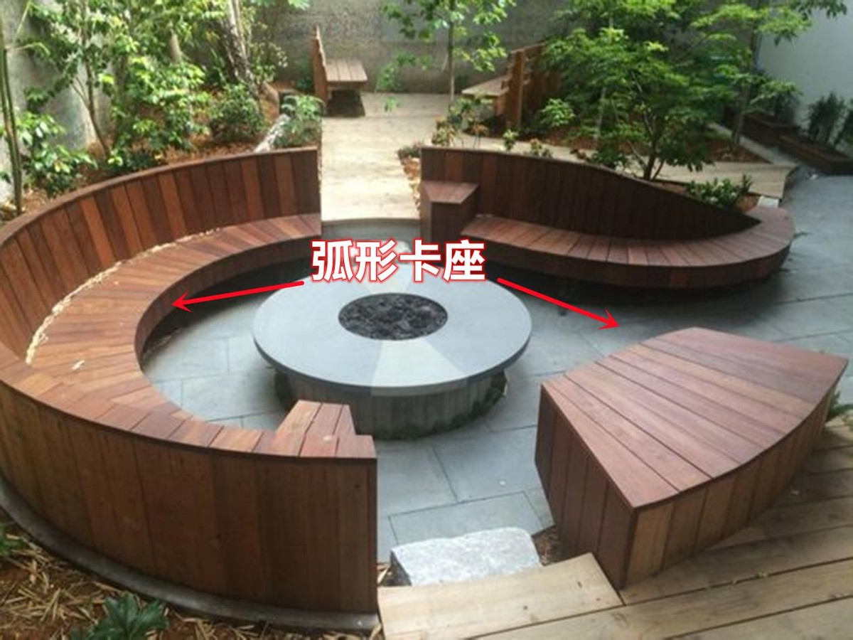 院子休闲待客，装修下了功夫“弯”一点，谁来串门都要夸一句聪明