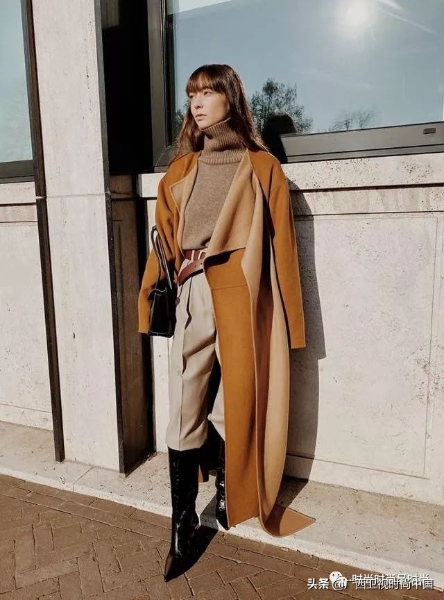 高级感的一款双面呢大衣,双面呢大衣两件