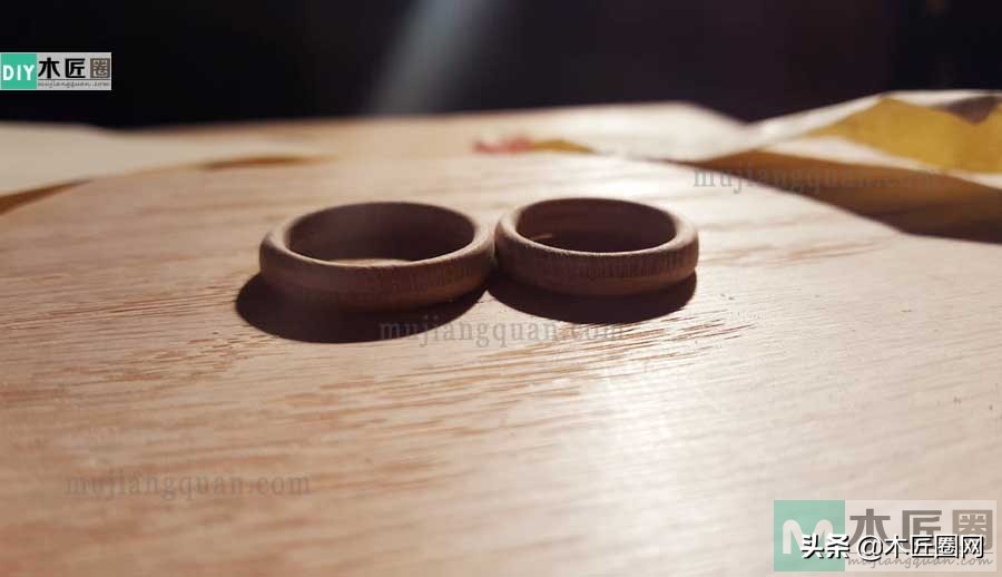 木戒指制作教程,diy手工木制品木工
