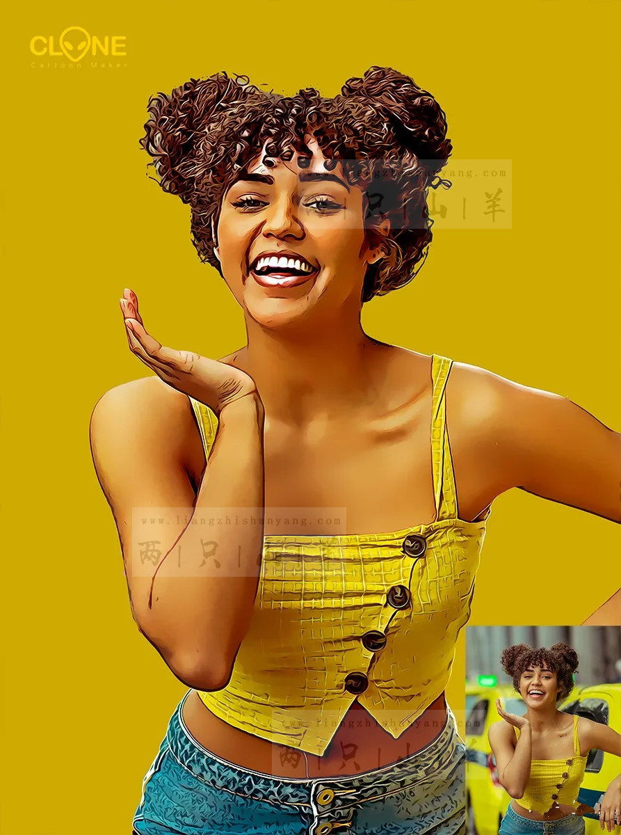 照片一键变成卡通人物拍同款,把人物照片转换为卡通漫画