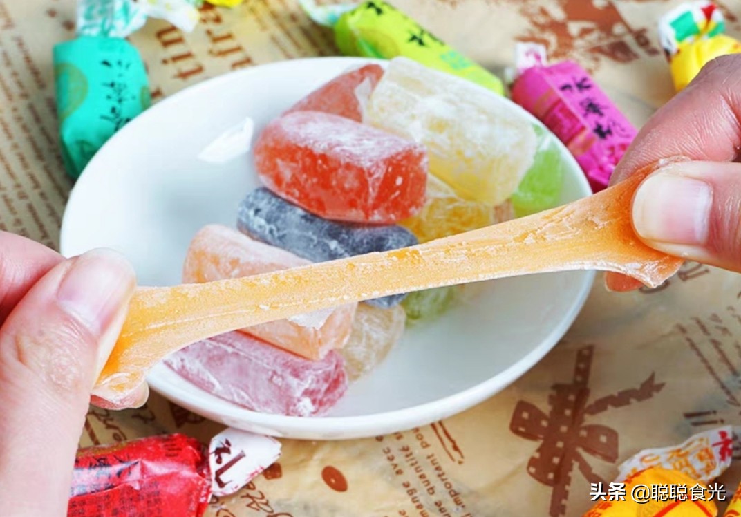 80后零食小吃高粱饴,好吃的小零食高粱饴