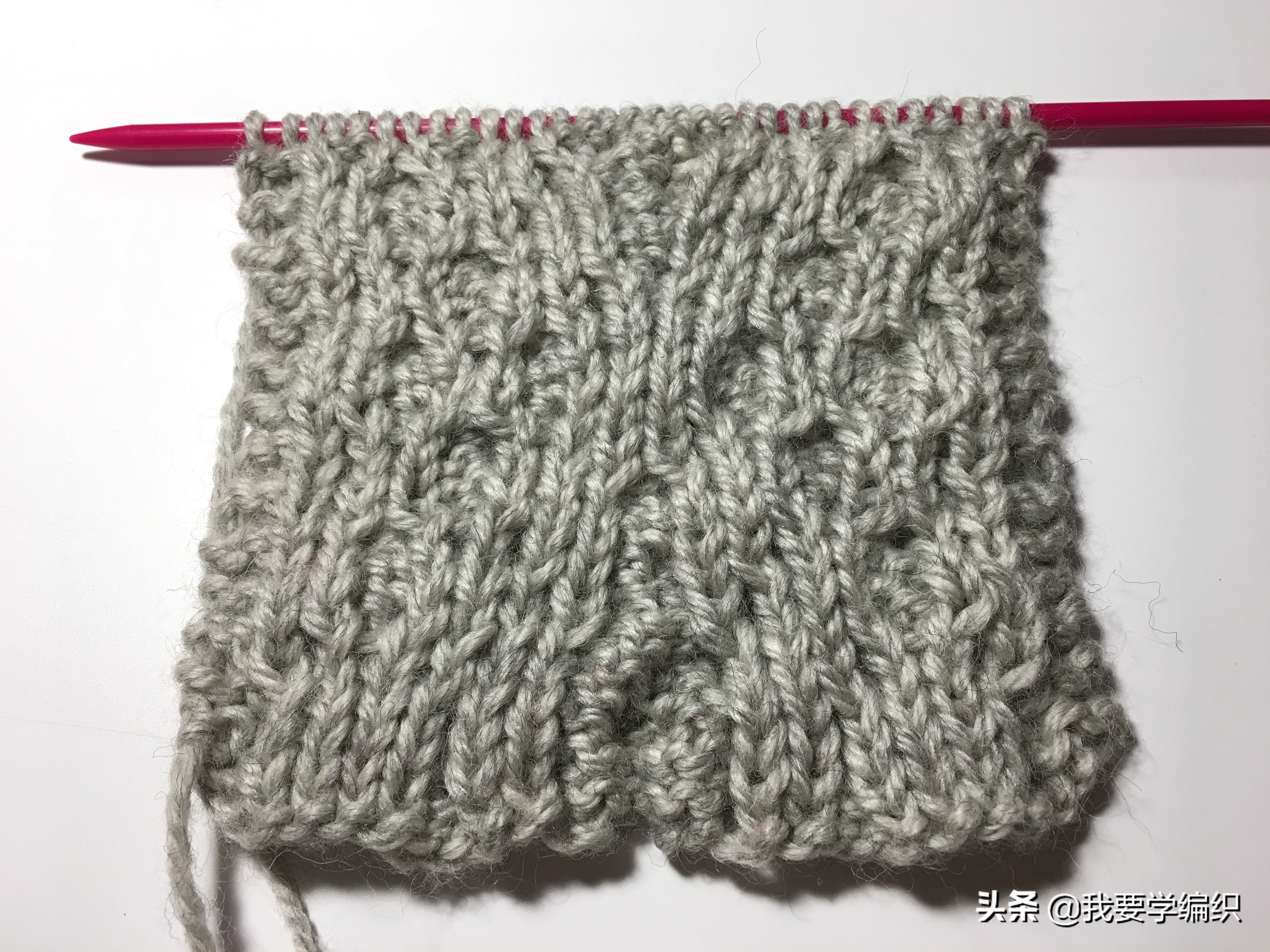 双扭麻花围巾教程,经典麻花围巾教程