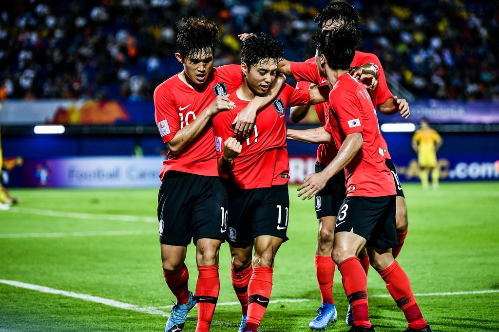 韩国国奥成功出线了吗,国奥首发张玉宁陈彬彬段刘愚领衔