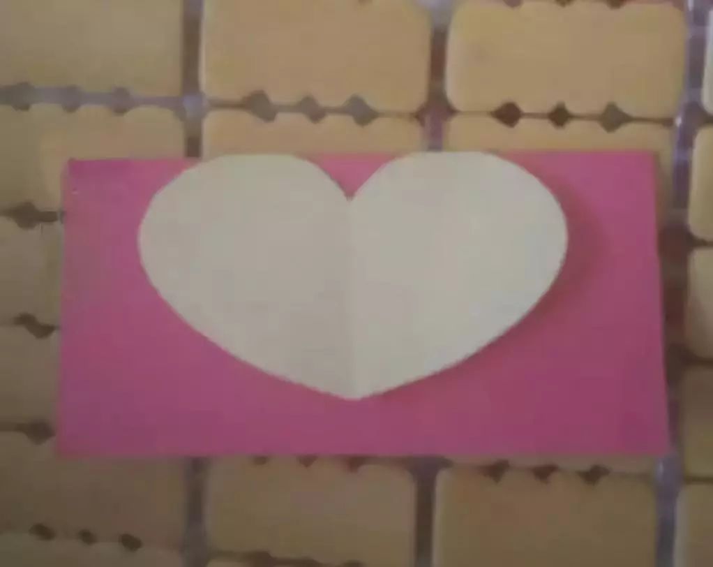 手工心形贺卡又简单漂亮,超级简单可爱的爱心贺卡