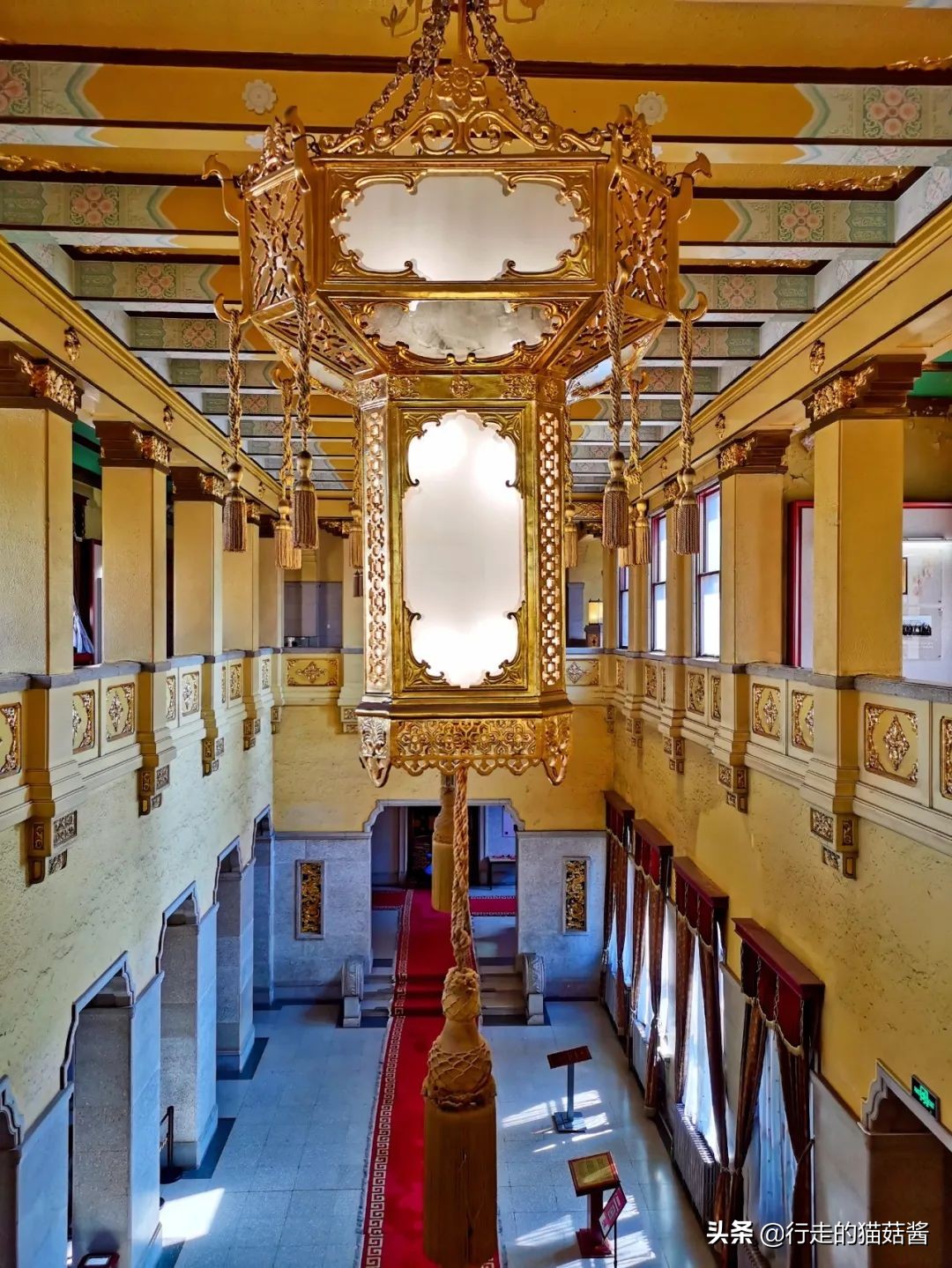 伪满皇宫博物院大气航拍,伪满皇宫各楼平面图