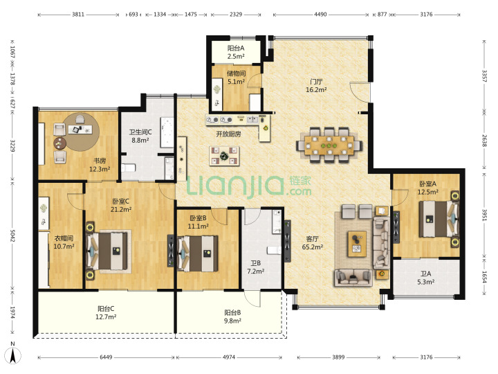 深圳湾君汇户型图,深圳湾君汇新天豪宅