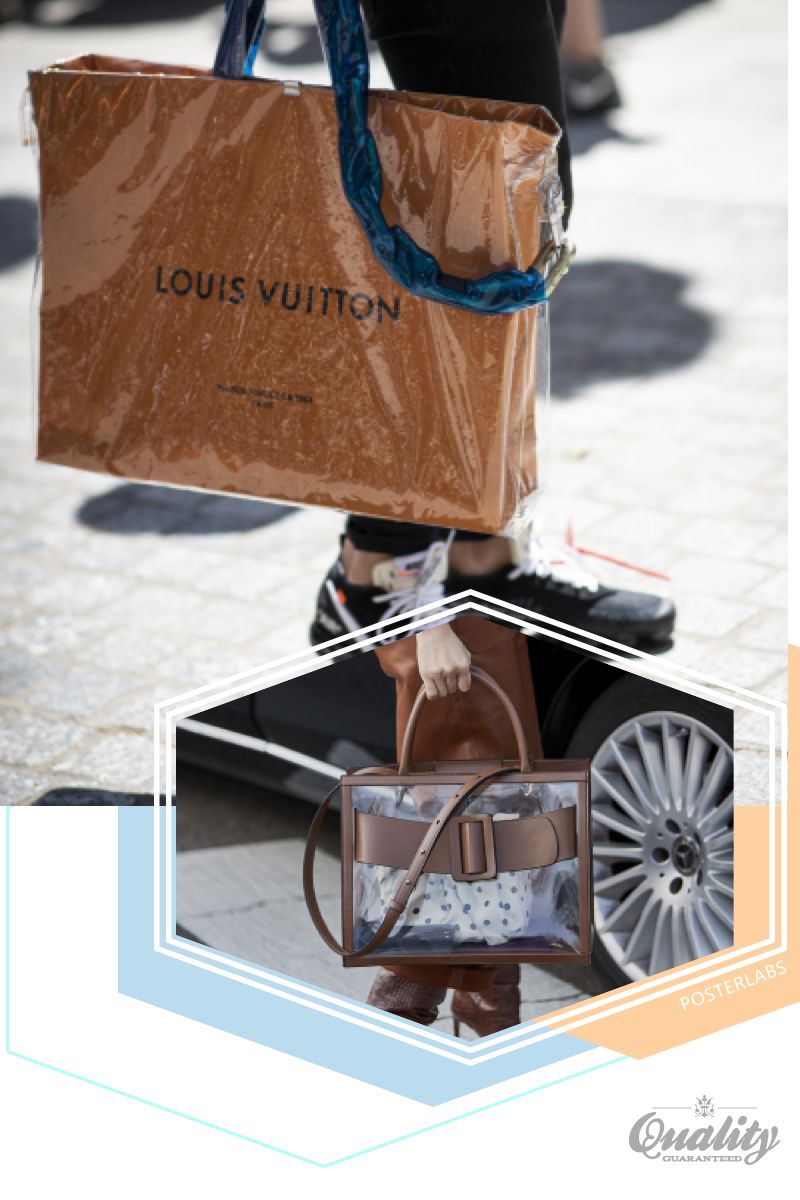 普通包包背腻了,试试“PVC”元素的包包吧,时髦吸睛很高级