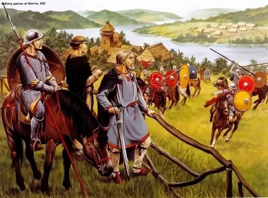 欧洲中世纪骑士比武大赛,中世纪马背长矛对决视频