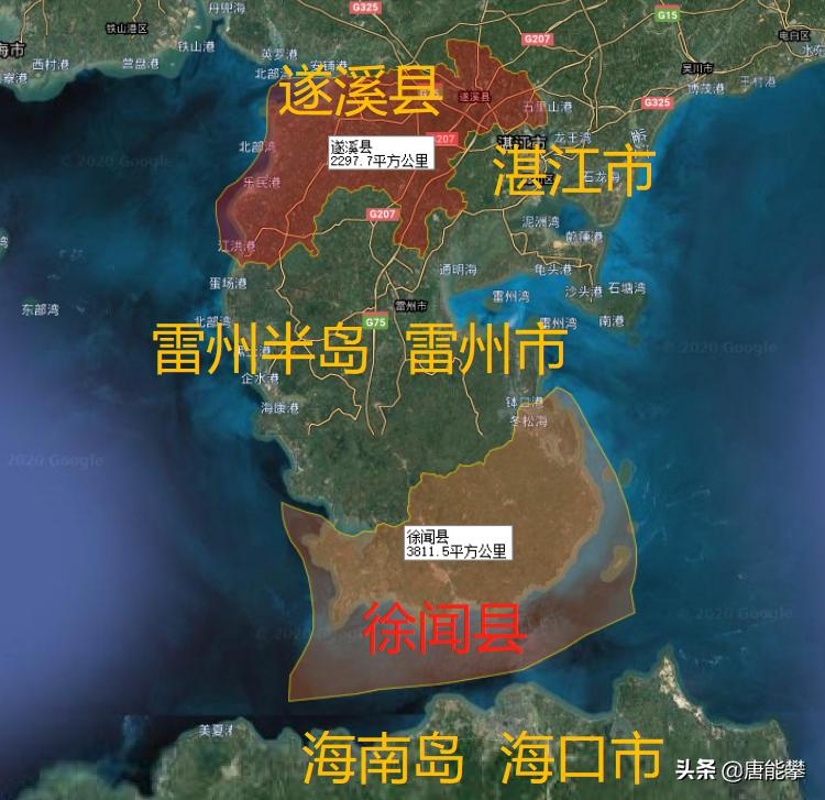 湛江遂溪县在广东排名,遂溪县经济对比雷州市经济发展好