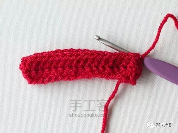 一线连衣服钩编教程,衣服手工钩编