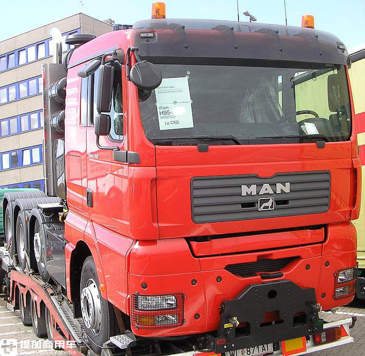 德国曼660马力牵引车lng,德国曼牵引车660马力试驾