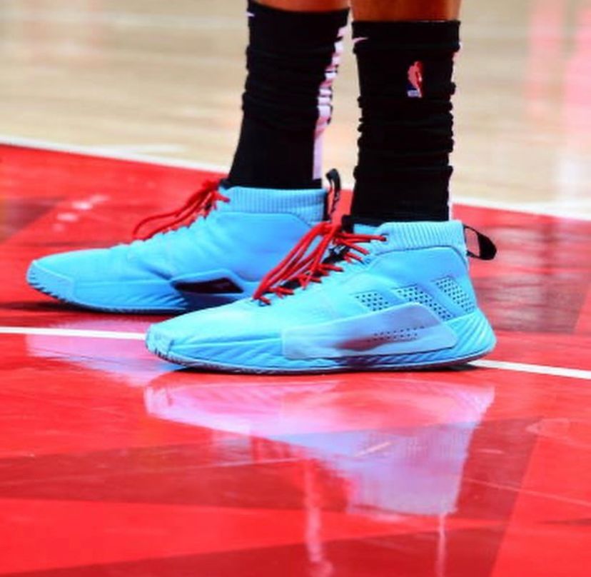 aj34nba球星上脚配色,aj34北卡球员