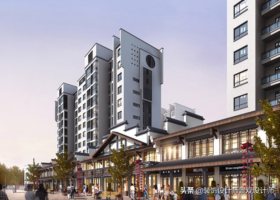 仿古建筑商业街设计图片,古建商业街门楼中式传统仿古大门