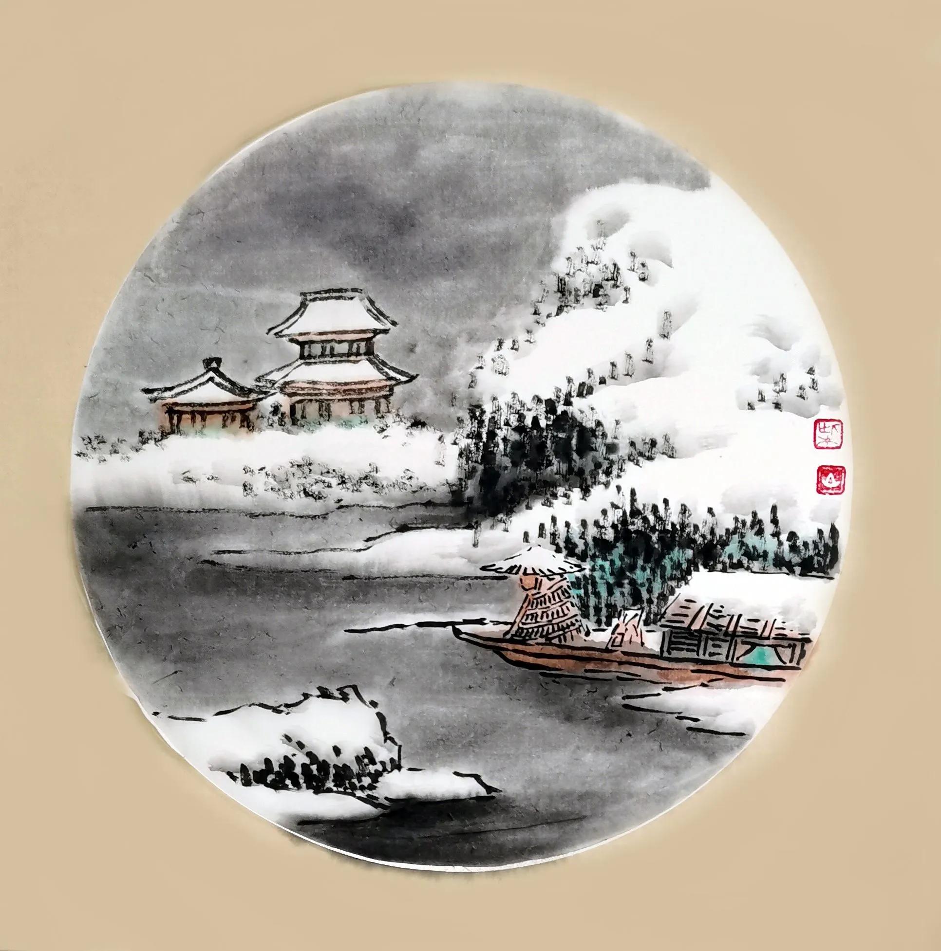 米芾的朦胧风景画,米芾风景作品欣赏