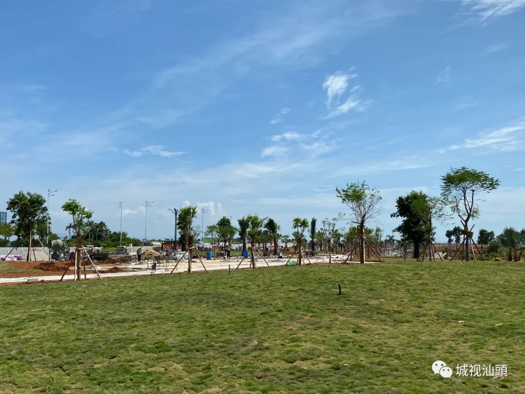 汕头东海岸新溪侨韵公园规划详图,新建的汕头东海岸公园