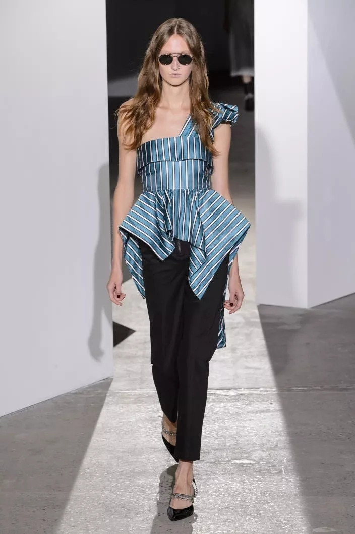 百搭不对称上衣搭配,不对称上衣穿搭