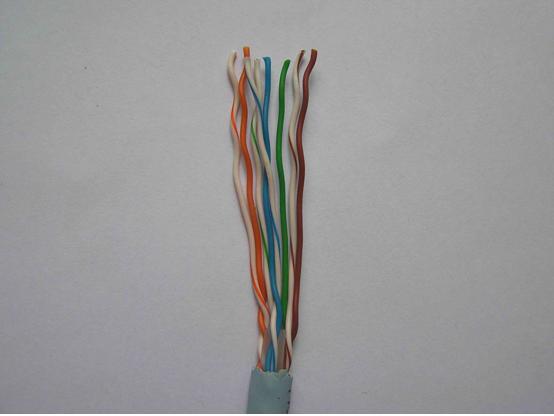 六类网线芯和超六类网线芯的图片,6类网线和超六类网线的接法