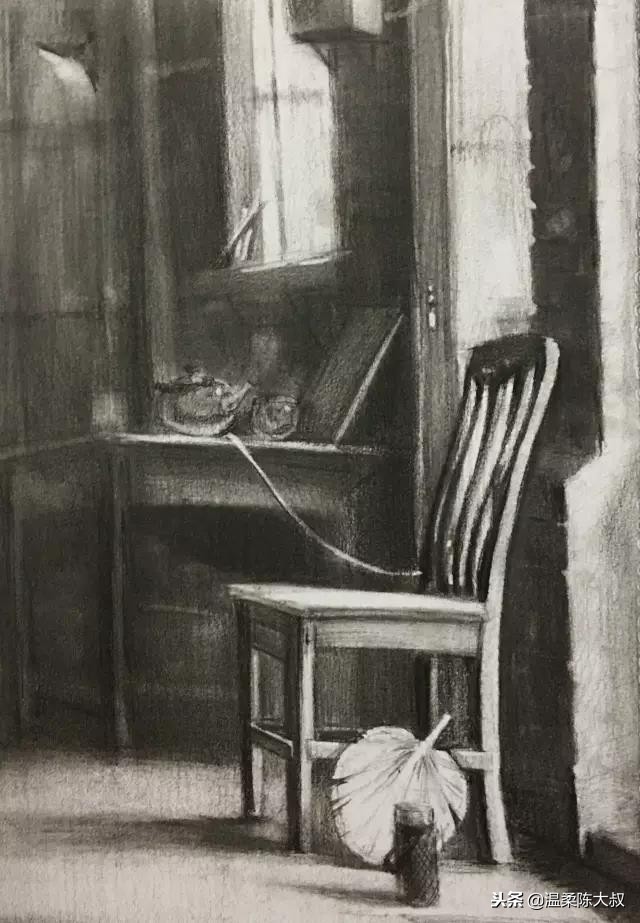 清华美院设计素描2015年高分卷,清华美院校考设计高分试卷