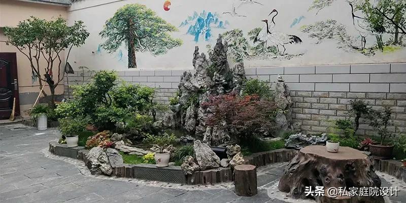 庭院假山鱼池施工设计,重庆正规庭院假山设计施工