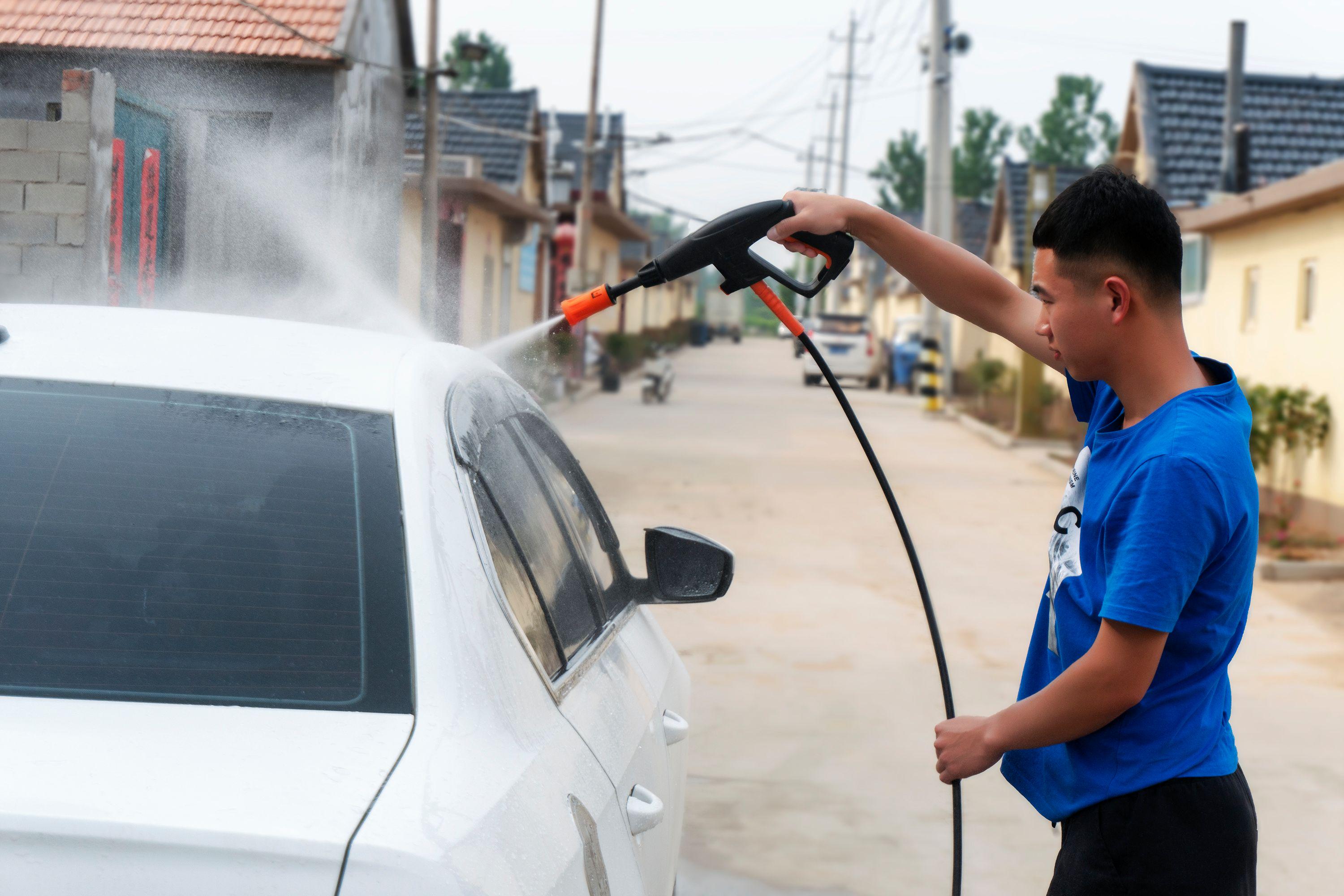 自助洗车步骤怎么洗才干净,绿田洗车机洗车步骤
