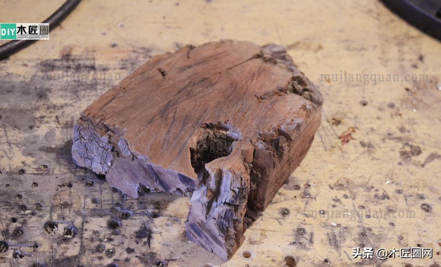 自制檀木戒指,木头雕刻戒指手工工具