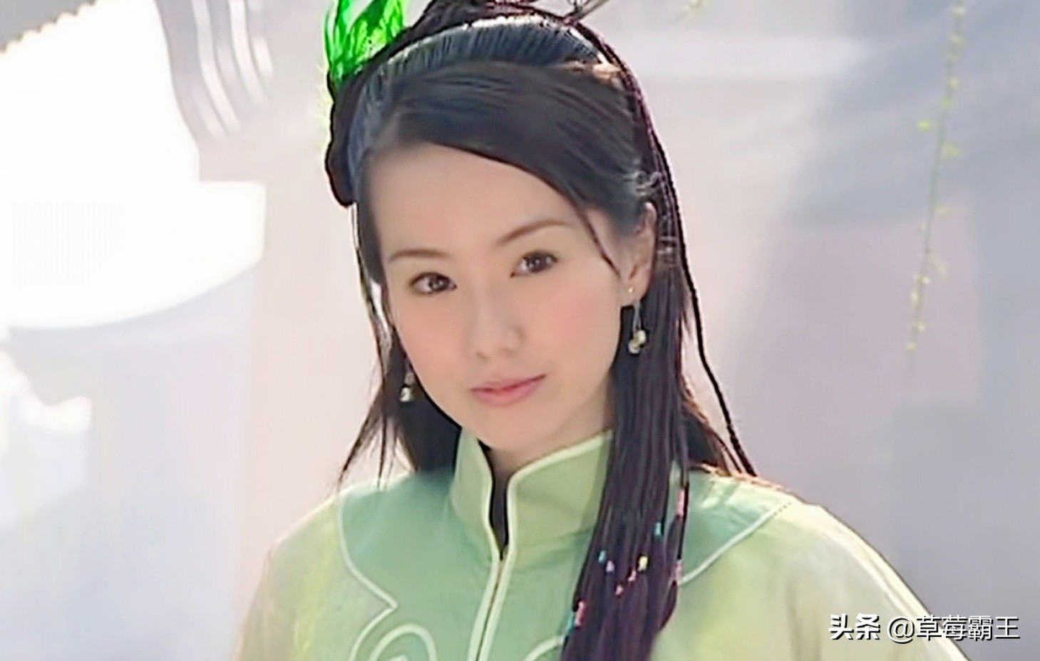 有齐刘海的古装编发,无刘海古装发型编发