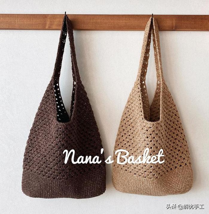 简单漂亮的小包包钩针教程,韩国钩针钩桌布花样教程