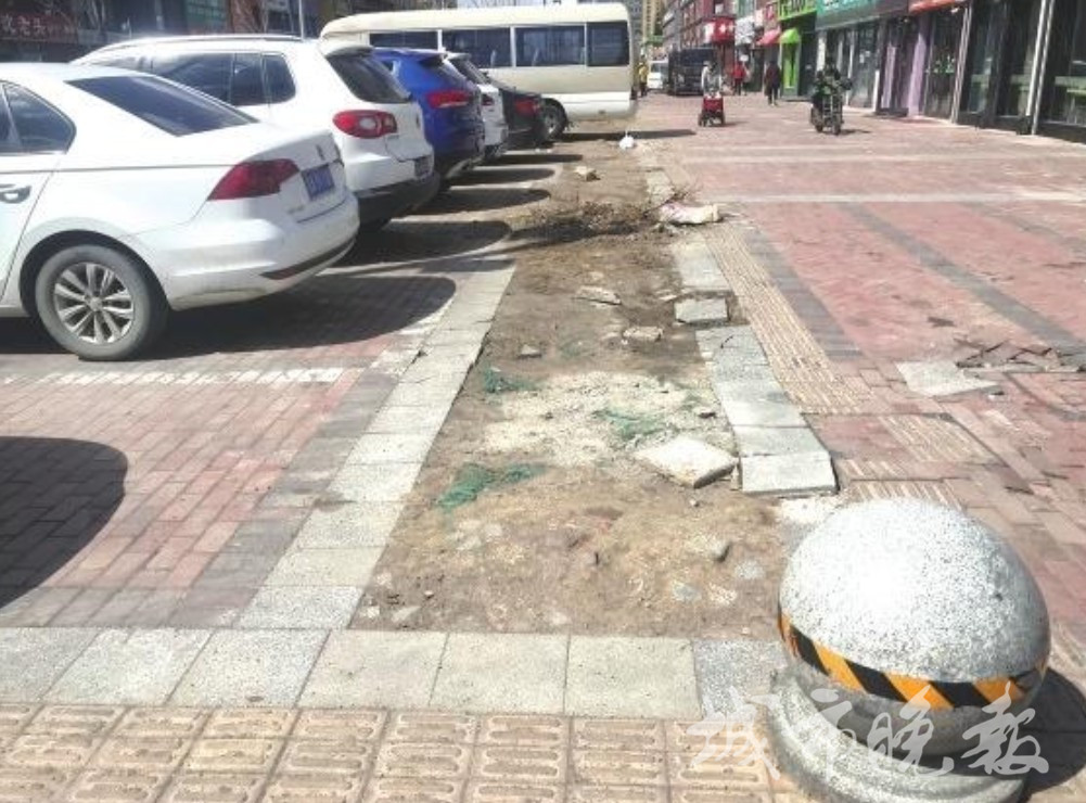 长春行人被公交车碾压,人行道被车压没事儿