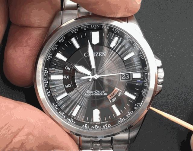 西铁城h145指针基准位置校正,西铁城光动能手表熊猫眼测评