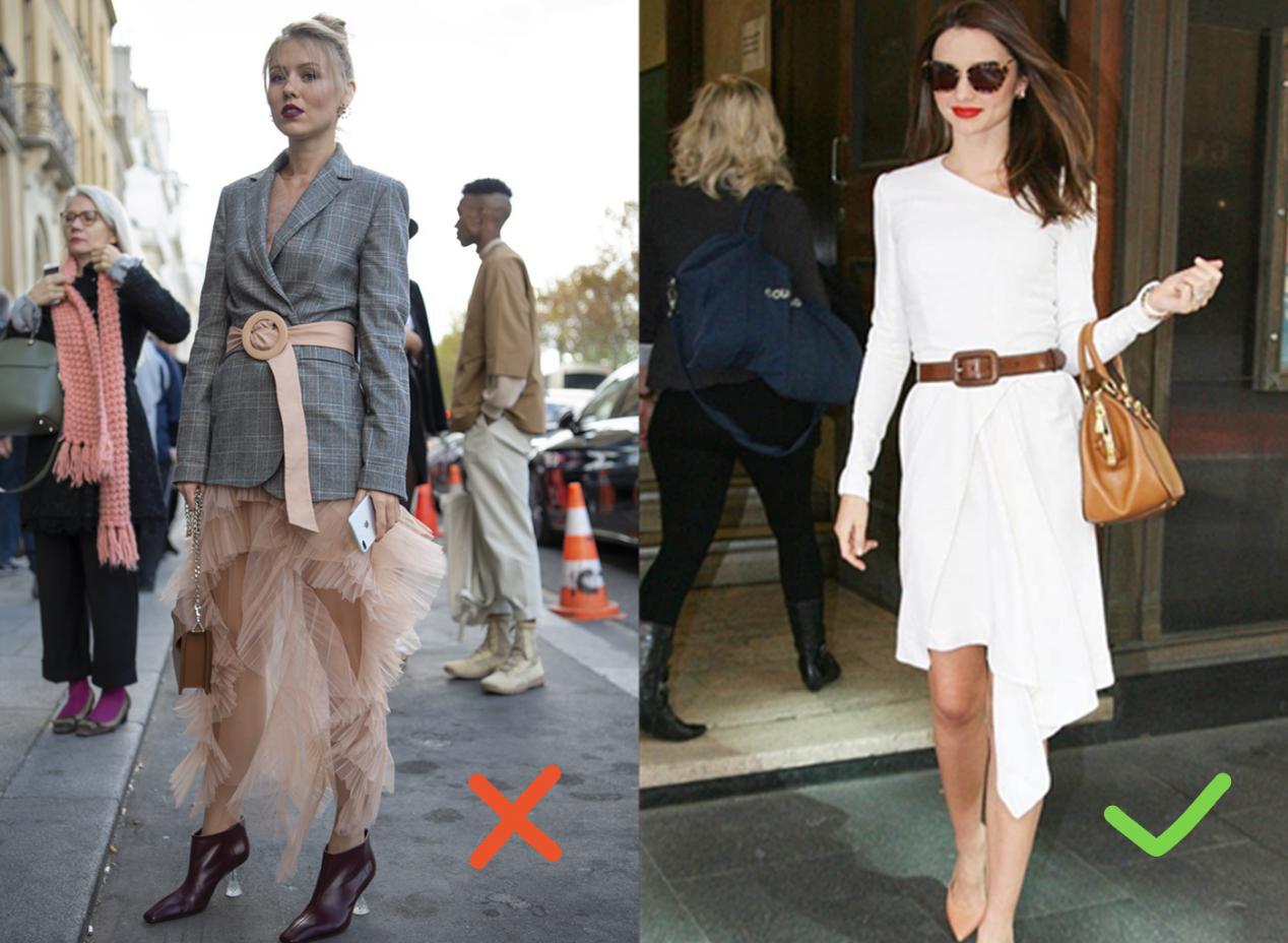 适合腰粗肚大穿衣搭配,腰粗肚子大怎么穿搭显瘦