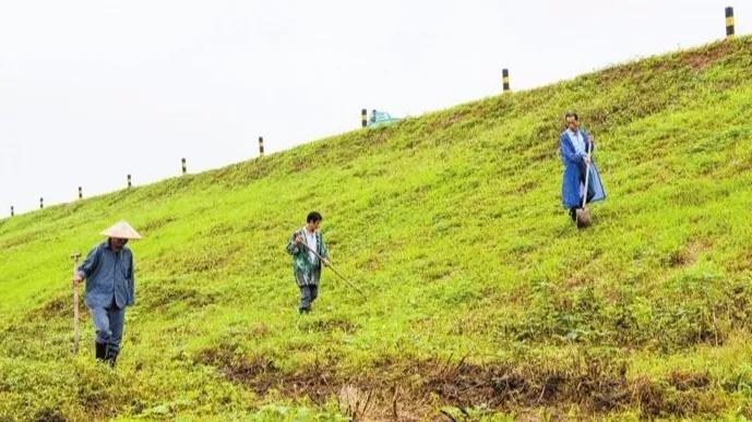寒夜中有你们逆风而行的身影,逆风而行风雨中的身影