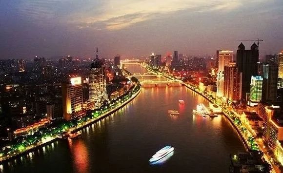 羊城八景之一珠江夜韵,广州珠江夜游美景视频