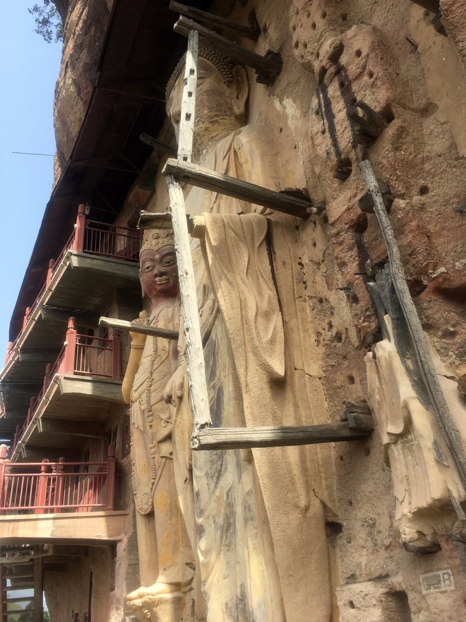 天水麦积山石窟是四大石窟吗,中国四大石窟麦积山风景区