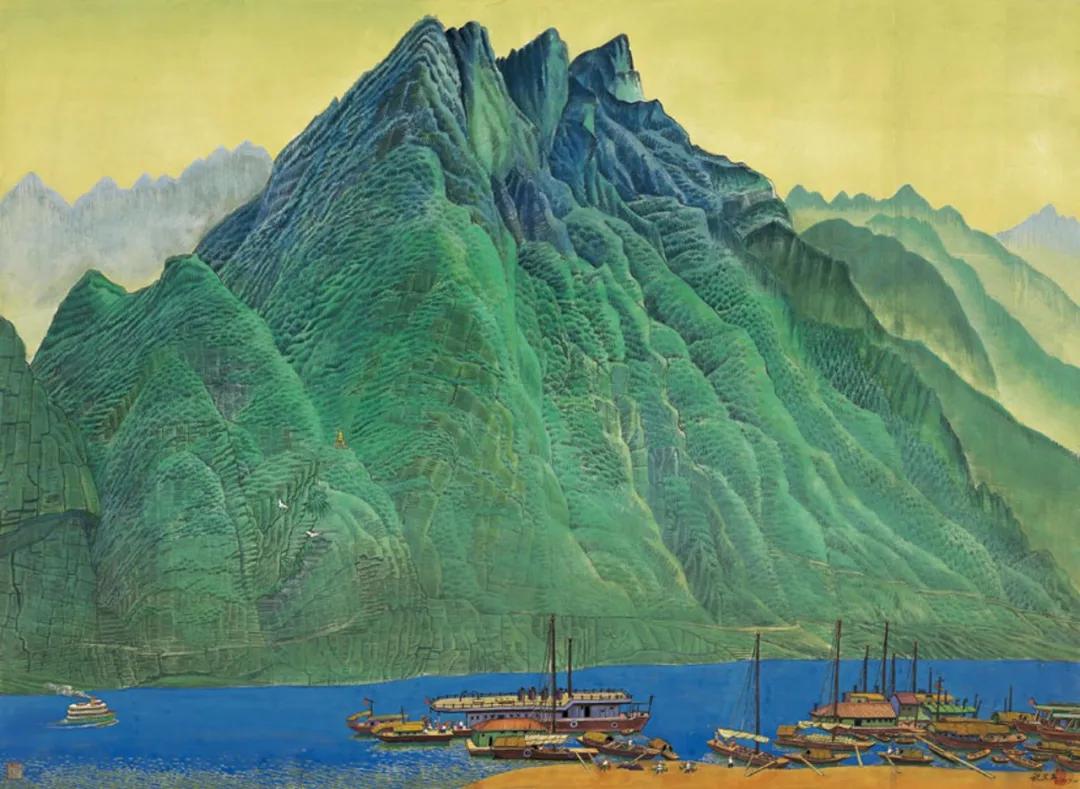 长江流域的风景画,长江生态人文画卷画师们画出震撼