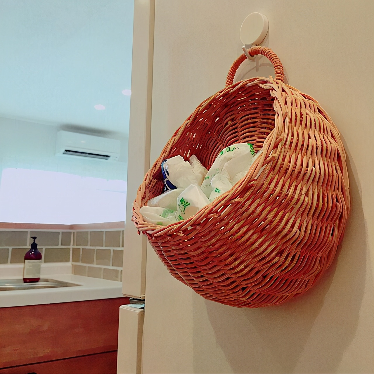 塑料袋购物袋收纳方法,塑料购物袋如何整理