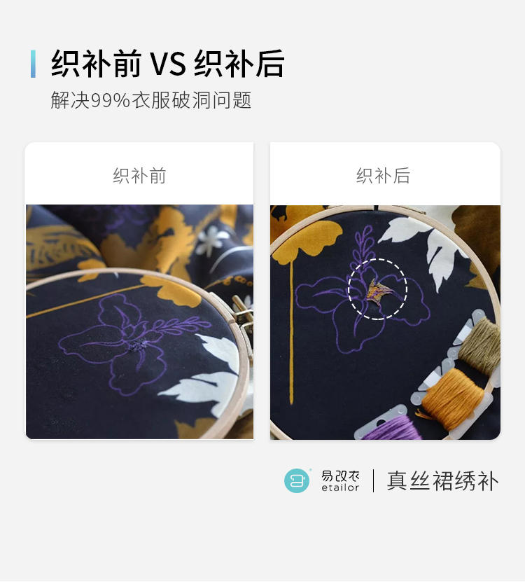 裙子如何刺绣修补,裙子破了一点点如何补救