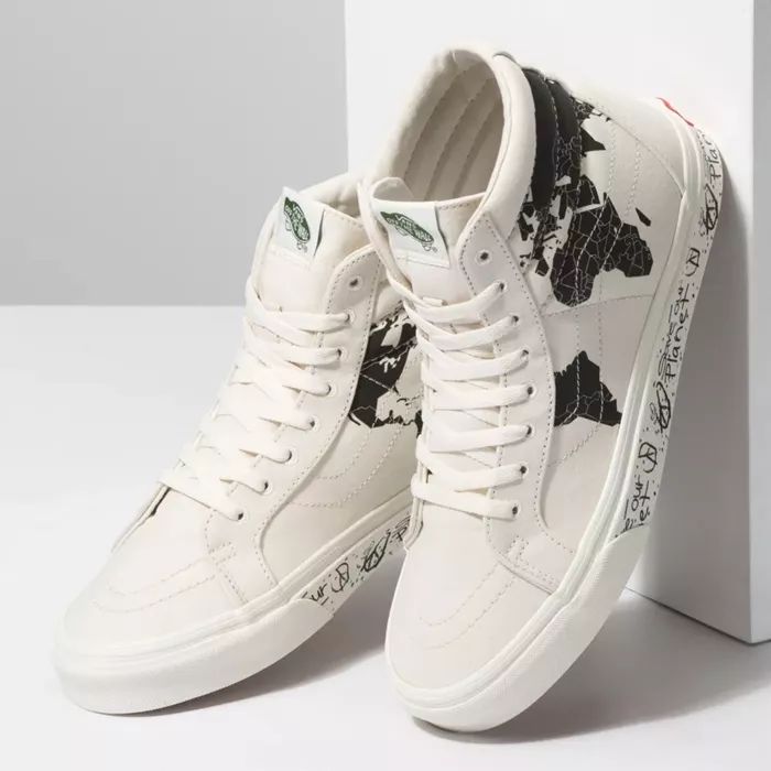 Vans环保联名每款都想要！印满地图