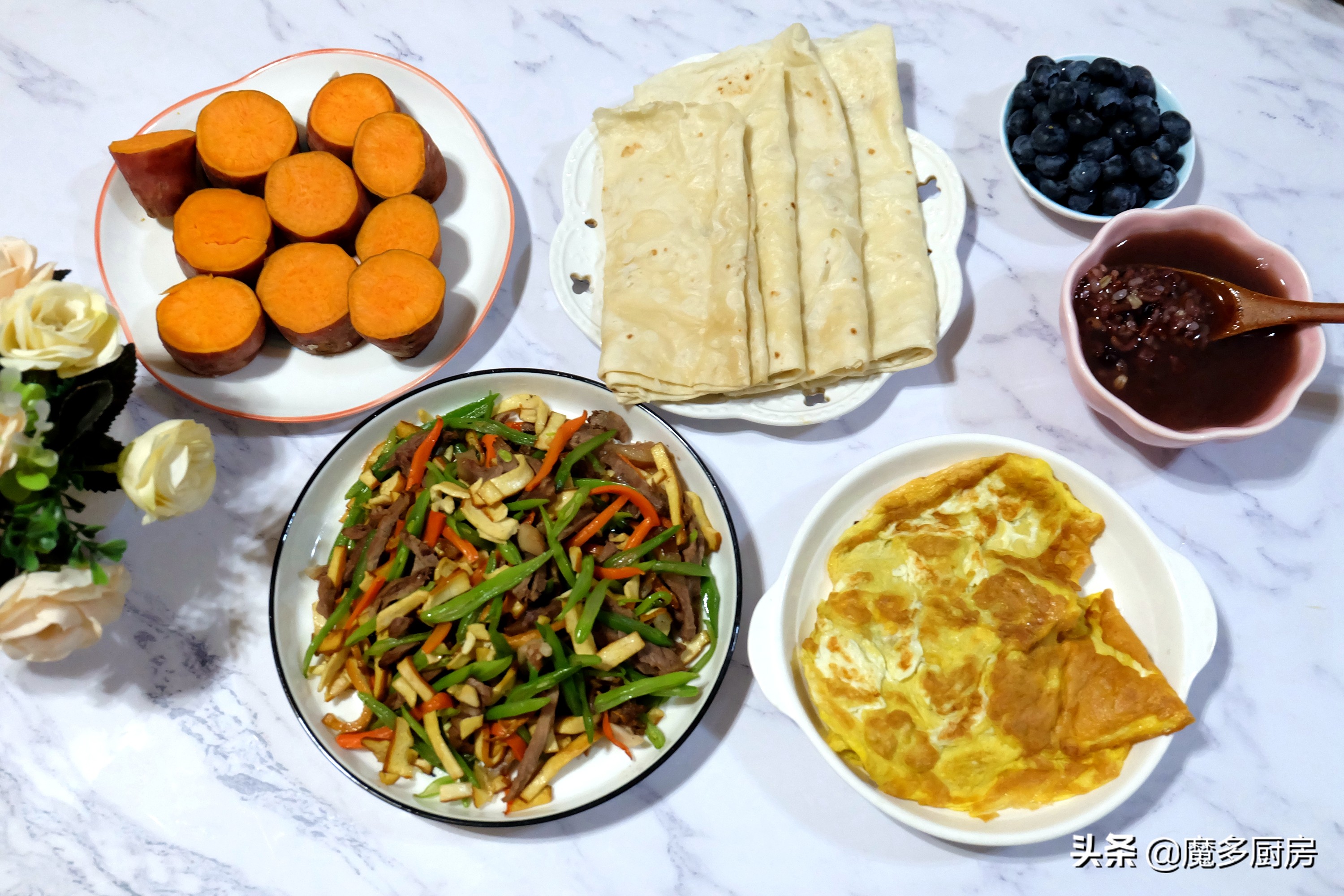 孩子假期给妈妈做早餐简单不重样,开学早餐简单易做营养不重样